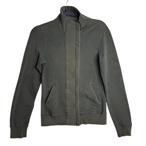 Lululemon Slalom Jacket Army Green Herringbone Size S – Rare